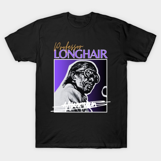 Professor longhair///original retro T-Shirt by DetikWaktu